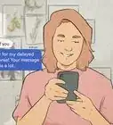 responder a un mensaje de “pensando en ti”